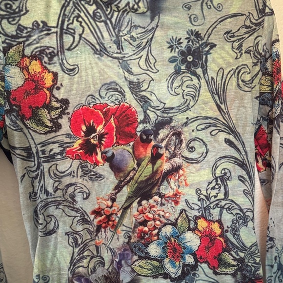 Alberto Makali Blue and Black Patterned Hoodie - Picture 8 of 8